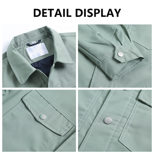Poly-cotton Workshop Engineer <strong>Boiler</strong> Staff Mining Mechanics Engineer Welding Construction Work Clothes Worker Uniform Workwear - Product Image 4