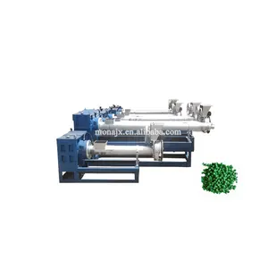 Mới nhất Châu Âu thiết kế chất thải mềm PP PE phim nén vòng nước pelletizer nhựa tái chế granulators giá máy