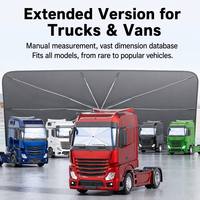 Pare-soleil pliable pour pare-brise de semi-remorque, protection UV et isolation thermique en titane argenté pour camions