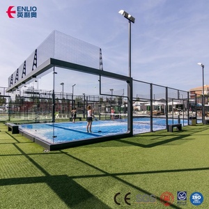 Pistas de Pádel de Lujo Enlio Super Panorámicas con Vista Completa para Interiores y Exteriores, <span class=keywords><strong>Cancha</strong></span> de Pádel, Pista de Pádel China - Product Image 4
