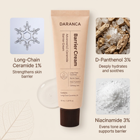 Crème réparatrice au céramide 1% pour peaux sensibles, soin du visage, marque privée coréenne OEM, hydratant à l'acide hyaluronique, soin de la peau