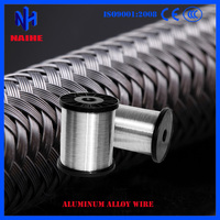 Alambre de aleación de aluminio de 0.115mm-0,12mm para cable coaxial trenzado y cable de alimentación