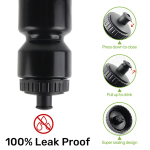 Biểu Tượng Tùy Chỉnh Bị Rò Rỉ Bằng Chứng Tái Sử Dụng BPA Miễn Phí Nhựa Thể Thao Uống Xe Đạp Leo Núi Xe Đạp Đi Bộ Đường Dài Du Lịch Đi Xe Đạp Bóp Chai Nước - Product Image 5