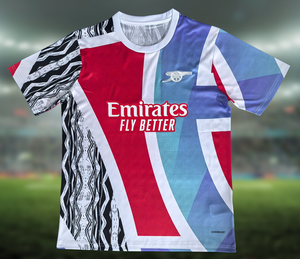 Maglia da Calcio Arsenal Stagione 2526 a Maniche Corte con Numero Stampato al Laser, Abbigliamento Sportivo in Poliestere, Moda per Allenamento - Product Image 5