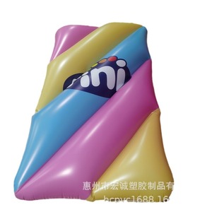 Adult <b>Inflatable</b> Lounge <b>Float</b> 160x90cm PVC <b>Pool</b> Floating Raft With Floral Design For Swimming Relaxation - Product Image 3