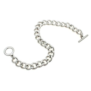 Stainless Steel Cuban Chain Bracelet With <b>T</b>-<b>Bar</b> Clasp Unisex Fashion Jewelry - Product Image 4