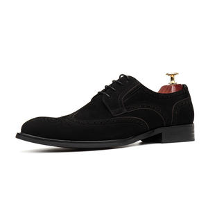 Chaussures Derby Formelles de Luxe Haut de Gamme en Cuir Véritable pour Hommes, en Cuir de Vachette Pleine Fleur, Sens Fort de Luxe, Antidérapantes pour l'Automne - Product Image 6
