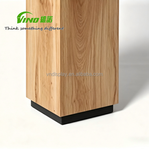 Lockable Wooden Glass Top Display Podium <b>Stand</b> - Secure Shelves Retail Showcase Cabinet podium <b>stand</b> exhibition - Product Image 3