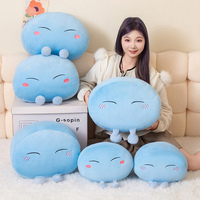 Nouveauté peluche slime Anime Tensei Shitara chauffe-mains peluche poupée oreillers slime Datta Ken Tempest Rimuru coussin
