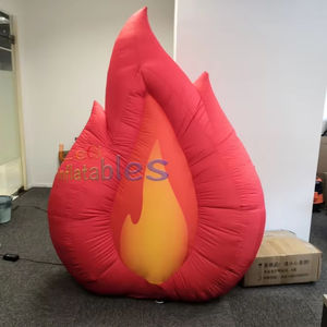 Fuoco gonfiabile su misura della fiamma gonfiabile gigante con la luce principale per la decorazione, la promozione, eventi - Product Image 1
