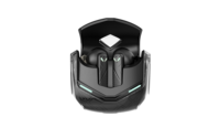 Earbud TWS S45 Active Noise Cancelling dengan 4 Mikrofon, Headphone In-Ear dengan Fungsi Tahan Air, Layar LED/Digital untuk Menampilkan Baterai