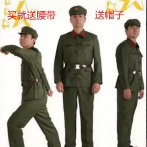 Conjunto de Uniforme Militar para Niños Yiku, Color Verde Ejército, Disfraz Unisex para Actuaciones Escénicas - Product Image 5