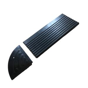 600*250*100mm CE 고무 바닥 길가 고무 커브 경사로 도로 커브 램프 - Product Image 2