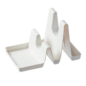 Étagère de rangement multifonctionnelle <span class=keywords><strong>pour</strong></span> couvercles de casseroles, comptoir de cuisine et salle de bain, en PP, à fixation murale, <span class=keywords><strong>pour</strong></span> ustensiles de cuisine (cuillères, spatules) - Product Image 5
