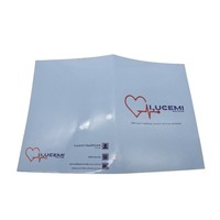 Meilleures ventes : Dossier de présentation médical personnalisé en papier, impression UV, option OEM, design épuré, fente fonctionnelle pour cartes, modèle patient