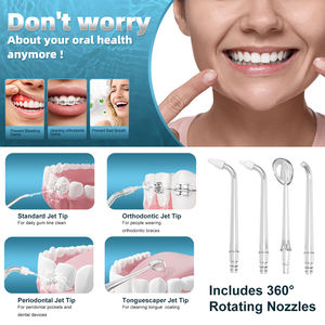 Irrigador Bucal Portátil Inalámbrico Recargable USB, Set de Hilo Dental de Agua de Viaje con Cepillo de Dientes Eléctrico, Set Combinado 2 en 1 - Product Image 3