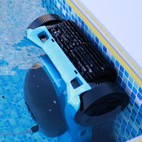 Addotron XT Pro Roboter-Poolreiniger CE EMC Zertifiziert 300W Motor Starke Saugkraft Wandkletterfähig Kabelloser Staubsauger 3,5L Filter