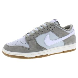 Scarpe stringate da uomo Dunk Low Retro, colori Light Silver, White, Army, comode per lo skateboard - Product Image 1