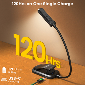 Bulk Cheap 13 LED Portable USB C Rechargeable <strong>Book</strong> <strong>Light</strong> 3 Amber Colors Stepless Dimming Eye Caring Clip on <strong>Reading</strong> Lamp <strong>for</strong> Kid - Product Image 5