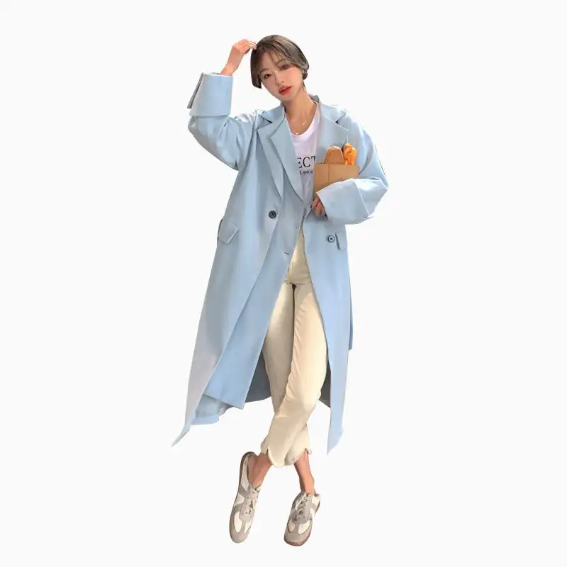 Special Offer Windproof Women's Trench Coats Chinchilla Fur Coat Other Others Full