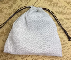 Luxurious Custom Logo Printed Recyclable Gift Twill Canvas Cotton Double <b>String</b> Drawstring <b>Bag</b> for Food Packaging - Product Image 3