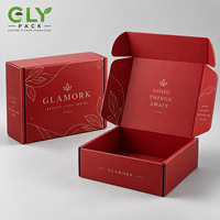 Boîte d'expédition personnalisée en carton ondulé pour produits cosmétiques et vêtements de vente au détail avec impression de logo sur mesure
