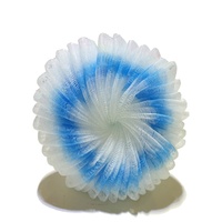 Boule de loofah naturelle 50G, double couleur, pour enfants et femmes, douce pour le bain