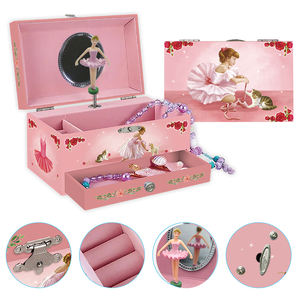 Caja Musical Rectangular con Cajones de Ballet Jakos, Muñeca Bailarina para Niña, Decoración del Hogar, Regalo, Almacenamiento de Música de Fábrica para Festivales - Product Image 3