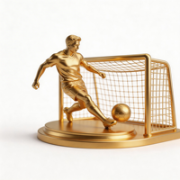 Trophée sportif de haute qualité pour les compétitions de football, boxe, natation et cyclisme