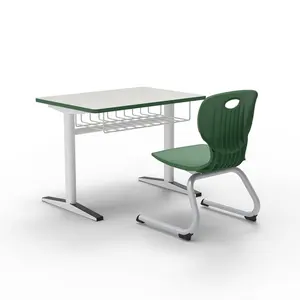 โต๊ะและเก้าอี้นักเรียนประถมปรับความสูงได้เฟอร์นิเจอร์ห้องเรียน
