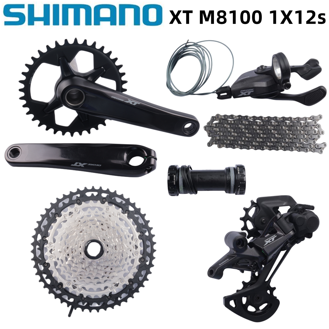 Shimano Deore XT M8100 1x12速度12速度MTBグループセット165mm 170mm