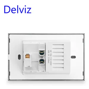 Delviz من من الولايات المتحدة الأمريكية * 72 ، منفذ كهربائي قابس جداري 5 فولت 2 أمبير ، مقبس شحن USB قياسي من النوع C