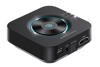 Transmetteur audio Bluetooth 6.0 Auracast pour TV, adaptateur audio sans fil à faible latence avec entrée optique HDMI AUX, commutateur à une touche