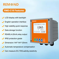 Conductimètre REMOND RMD-C18, mètre TDS, contrôleur de salinité 4-20 mA, sonde EC en acier inoxydable, capteur de conductivité RS485, OEM