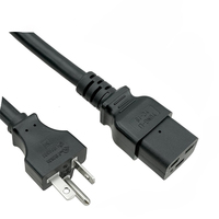 Cable de alimentación de repuesto US AC 2, clavija C8, 5 pies, estándar, 250V, para TV, PS4, PS5, Monitor de altavoz, Xbox, cable de alimentación de pared
