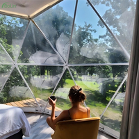 Tente dôme géodésique Bolin OEM ODM pour le glamping en extérieur, idéale pour les projets de glamping en zones froides et stations de ski