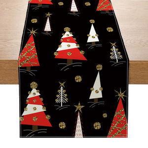 Camino de mesa navideño de tela, decoración navideña para el hogar, mantel, adorno navideño, <span class=keywords><strong>XM</strong></span>-271 - Product Image 5