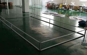 Carteles triangulares cuadrados personalizados para publicidad en techo, carteles colgantes para cabina de exposición, nuevos - Product Image 4