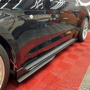 สเกิร์ตข้างคาร์บอนไฟเบอร์แท้สำหรับรถ GT500 รุ่นดับเบิ้ลดอร์คูเป้ พร้อมสเกิร์ตข้างและปีกข้าง - Product Image 6