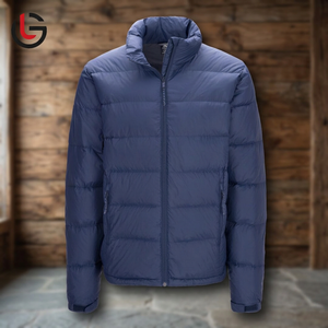 GLOBAL LEATHER Veste d'hiver légère pour homme et femme, à capuche, fermeture éclair, imperméable, écologique, style streetwear - Product Image 2