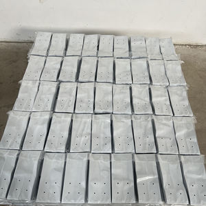 Récipient de plantation rectangulaire en plastique de 1 gallon, <span class=keywords><strong>sac</strong></span> de culture respirant perforé noir/blanc pour jardin de fleurs de tomates - Product Image 5