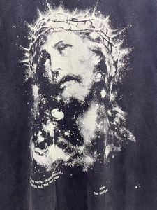 T-shirt Jin Zhi Yuan con cappuccio, logo di Gesù riflettente, tessuto intrecciato, design cromato che si illumina al buio, traspirante, <span class=keywords><strong>abbigliamento</strong></span> hip hop da <span class=keywords><strong>uomo</strong></span> - Product Image 4