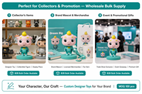 Poupées de dessin animé 3D en PVC souple personnalisées, décoration de table mignonne, cadeaux de bienvenue créatifs, figurines portables