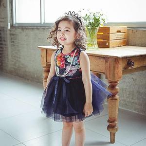 ชุดเดรสปาร์ตี้ลายเจ้าหญิงสำหรับเด็กผู้หญิงขายส่ง - Product Image 1