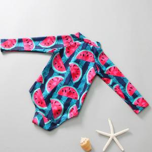 <span class=keywords><strong>Maillot</strong></span> <span class=keywords><strong>de</strong></span> <span class=keywords><strong>bain</strong></span> à manches longues une pièce imprimé Monokini maillots <span class=keywords><strong>de</strong></span> <span class=keywords><strong>bain</strong></span> pour enfants vente en gros - Product Image 2