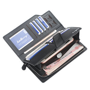 Portafogli Clutch da uomo con cinturino a manico portafoglio Clutch da uomo in pelle a sezione lunga con cerniera - Product Image 5