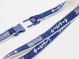 Correa de Cuello con Etiqueta Tejida y Logotipo Personalizado al por Mayor, Hebilla de Seguridad de Plástico de Alta Calidad, Cordón Desmontable Airbus - Product Image 3