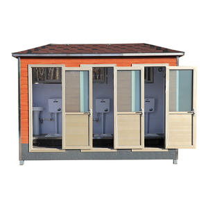 Toilettes écologiques à personnalisation graphique, toilettes écologiques et environnementales, toilettes mobiles à cinq pièces, toilettes d'extérieur, toilettes publiques écologiques - Product Image 1