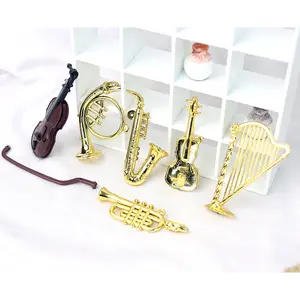 Мини! Мини-инструмент, детская игрушка декоративная скрипка Виолончель игрушки саксофон игрушки