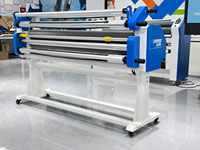 Laminateur à froid professionnel de 64 pouces (1620 mm) pour signalétique en vinyle, laminage à haute vitesse en rouleau
